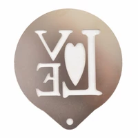 LOVE Cappuccino díszítő sablon