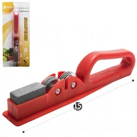 Késélező blokk tartóval