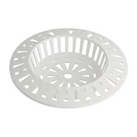 Műanyag fehér lefolyószűrő 1db