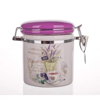 Levendula csatos tároló 450 ml