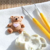 Teddy maci fondant szett 2 darab