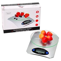 Digitális üveglapos konyhamérleg (5kg)