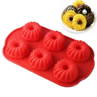 Szilikon minikuglóf sütőforma 6 részes 29,5x17,5cm