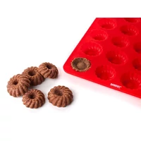 Szilikon minikuglóf sütőforma 24 darabos