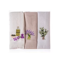 Levendula konyharuha 70x45cm 3 darab