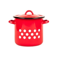 Pöttyös zománcozott fazék 2 Liter