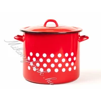 Pöttyös zománcozott fazék 6 Liter