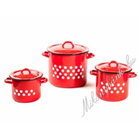 Pöttyös fazék készlet 1-2-3 liter