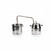 Pálinkafőző réz és inox 17 literes
