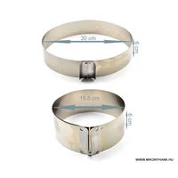 Állítható kör tortaforma (MAX 20cm)