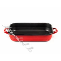 Zománcozott füles teflon tepsi 36cm x 25cm