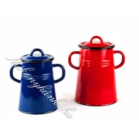 Zománcozott zsírosbödön 2 liter (piros)