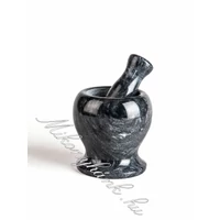 Fekete márvány mozsár 12 cm (1.79 kg)
