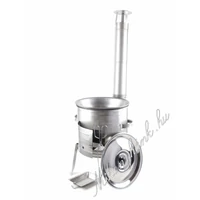 36cm Rozsdamentes bográcsház +  natúr vas hússütő 9 részes