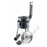 36cm Hosszú lábú bográcsház + grillrács 36 cm (9 részes)