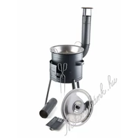 36cm Hosszú lábú bográcsház + vasserpenyő 37 cm (9 részes)