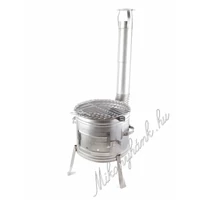 39cm Rozsdamentes bográcsház + Grillrács 40 cm (8 részes)