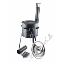 39cm Hosszú lábú bográcsház + Grillrács 40 cm (9részes)