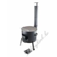 42cm Bográcsház + 45cm öntöttvas hússütő lap  8részes