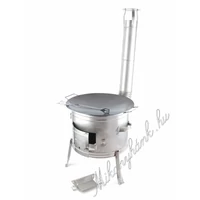 42cm Rozsdamentes bográcsház + hússütő tárcsa 50 cm 8részes