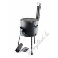 45cm Hosszú lábú bográcsház + Grillrács 50 cm (8részes)