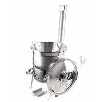 45cm Rozsdamentes bográcsház + 40liter rozsdamentes üst  10részes