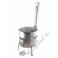 45cm Rozsdamentes bográcsház + 48cm grillrács 8részes