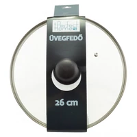 Üvegfedő 26cm