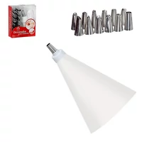 Habzsák 12darab díszítő fejjel