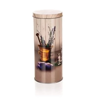 Levendula fém tárolódoboz