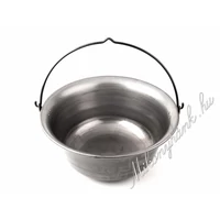 Natúr vastag vasbogrács 30 liter