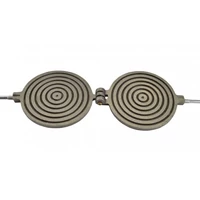 Öntöttvas sajtos tallérsütő 13 cm