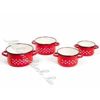 Zománcozott fazék szett 4 részes