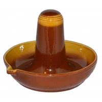 Mázas agyag csirkesütő