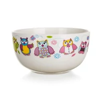 Bagoly kerámia müzlis tál 13cm