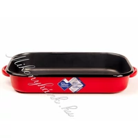 Bonyhádi zománcos teflonbevonatú tepsi 32cm x 20cm (2.O.)