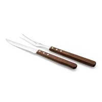 2 részes grill szett, hosszú fanyéllel (38cm)