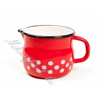 Zománcozott pöttyös öblös bögre 1.5liter