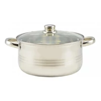 Rozsdamentes lábas 20cm + fedő 3 liter