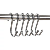 Variella rozsdamentes kampó 6 darab