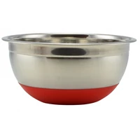 Szilikontalpas rozsdamentes keverőtál 28 cm