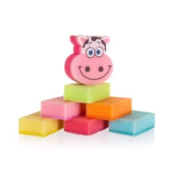 Mosogatószivacs 6+1 db állatos