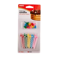 Szívecskés gyertya 10+10 darab