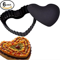 Teflonbevonatos  szív pitesütő, kivehető betéttel 26cm x 3cm (2.O)
