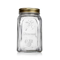 Homemade  üveg tároló + fém tető 1000 ml