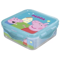Uzsonnás doboz PEPPA 12.3x12.3x6.7cm