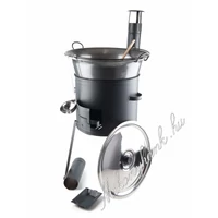 45cm magas bográcsház+40 literes vasbogrács(10részes)