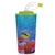 3D SEA szívószálas pohár tetővel 470 ml