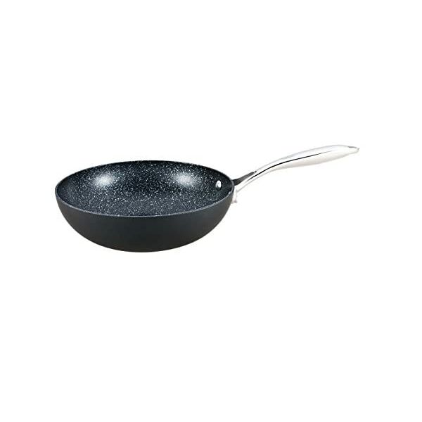 Márványbevonatos wok 30,5 cm