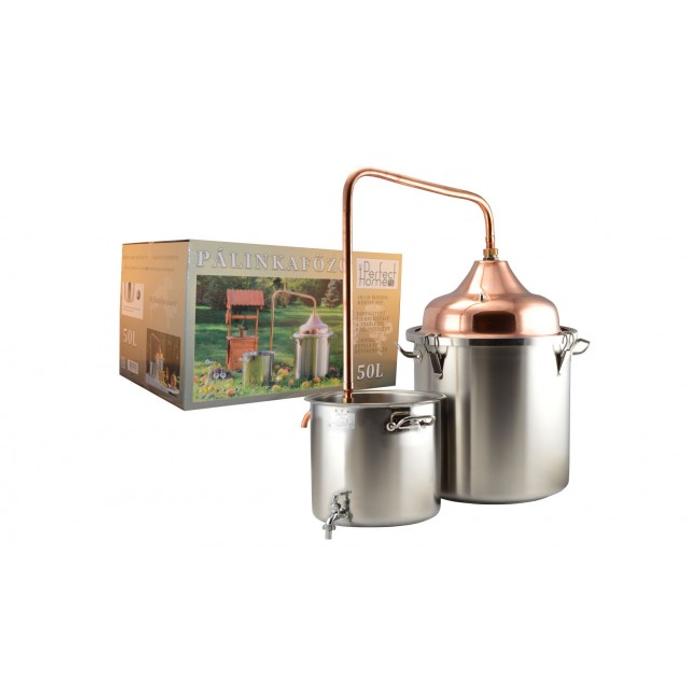 Pálinkafőző réz és inox 50 literes